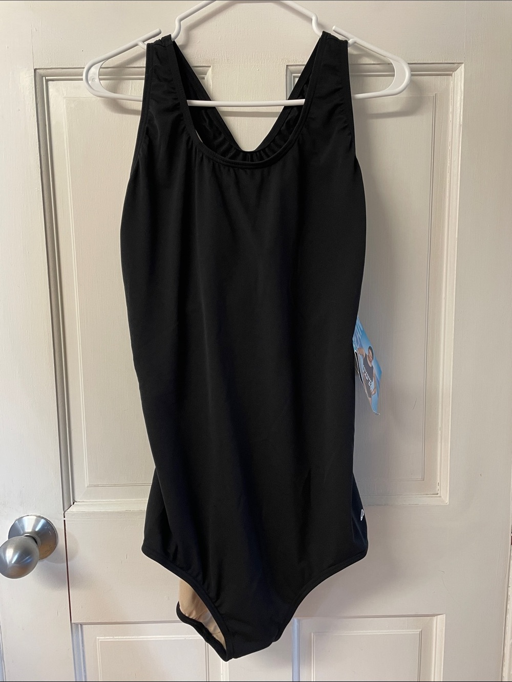 Ocean Aquashape brand new black one piece racerback swimsuit women’s size 20